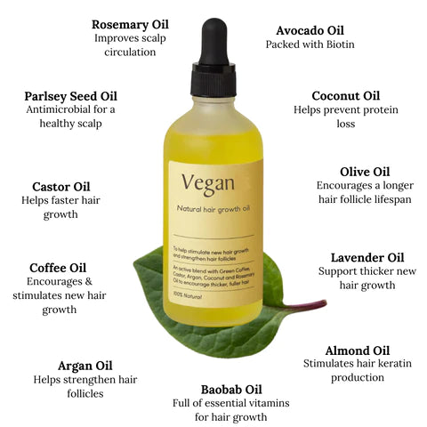 Time™ Natural Vegan Hair Growth Oils